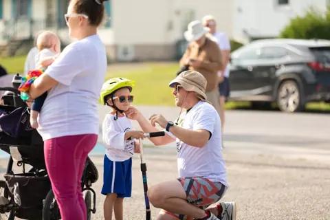 Colour Run Walk and Wheel at Pride Manitoulin, 2024