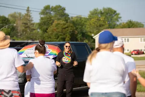 Colour Run Walk and Wheel at Pride Manitoulin, 2024