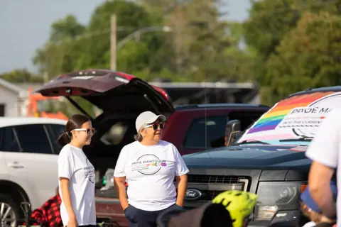 Colour Run Walk and Wheel at Pride Manitoulin, 2024