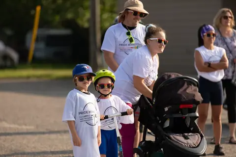 Colour Run Walk and Wheel at Pride Manitoulin, 2024