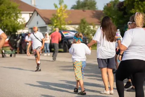 Colour Run Walk and Wheel at Pride Manitoulin, 2024