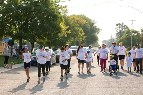 Colour Run Walk and Wheel at Pride Manitoulin, 2024