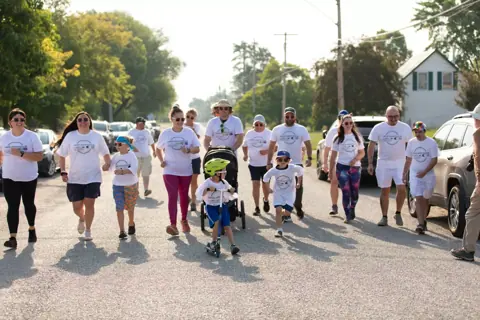 Colour Run Walk and Wheel at Pride Manitoulin, 2024