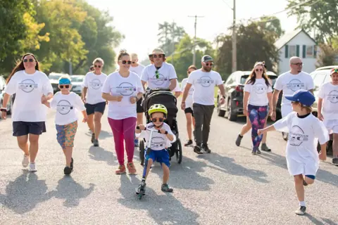 Colour Run Walk and Wheel at Pride Manitoulin, 2024