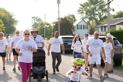Colour Run Walk and Wheel at Pride Manitoulin, 2024