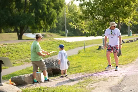 Colour Run Walk and Wheel at Pride Manitoulin, 2024