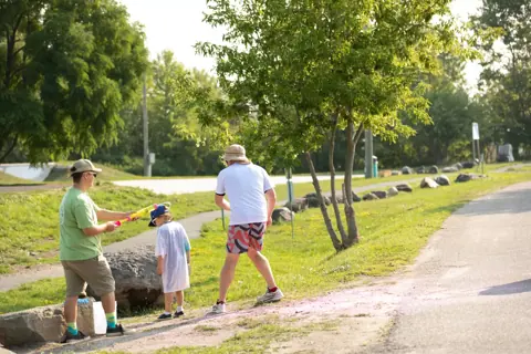 Colour Run Walk and Wheel at Pride Manitoulin, 2024