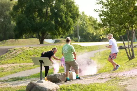 Colour Run Walk and Wheel at Pride Manitoulin, 2024