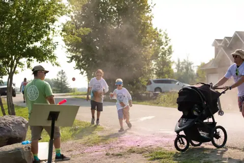 Colour Run Walk and Wheel at Pride Manitoulin, 2024