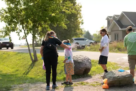 Colour Run Walk and Wheel at Pride Manitoulin, 2024